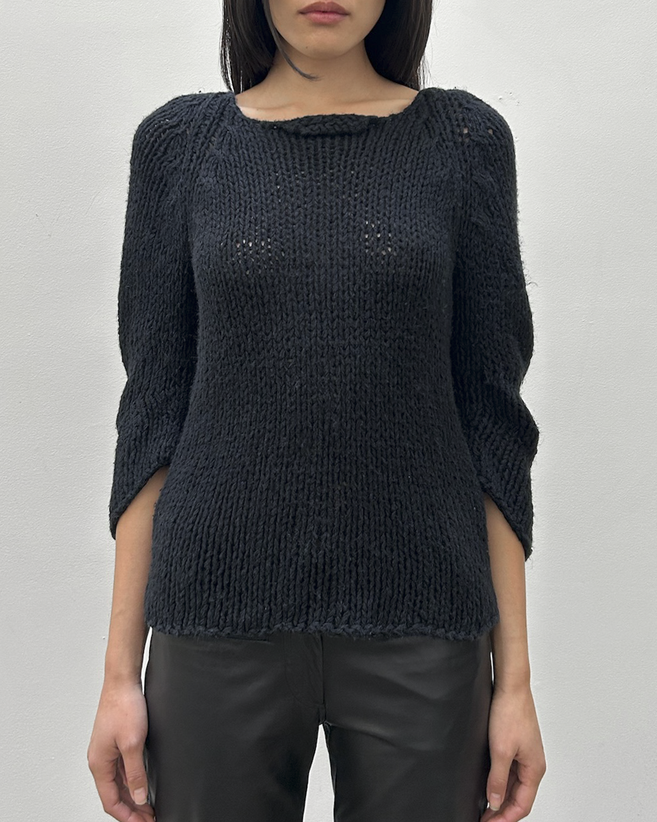 Y’s Yohji Yamamoto Open Weave Knit