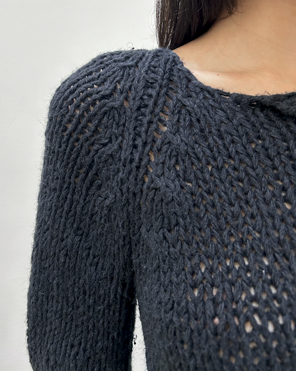 Y’s Yohji Yamamoto Open Weave Knit