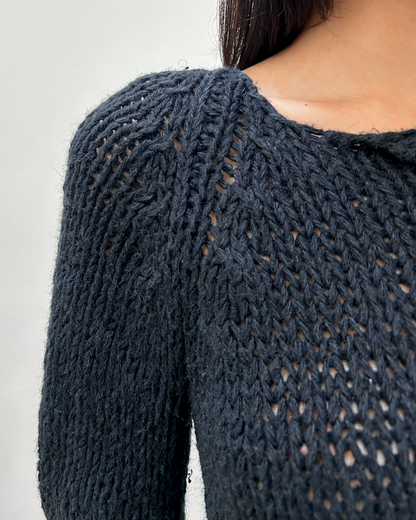 Y’s Yohji Yamamoto Open Weave Knit
