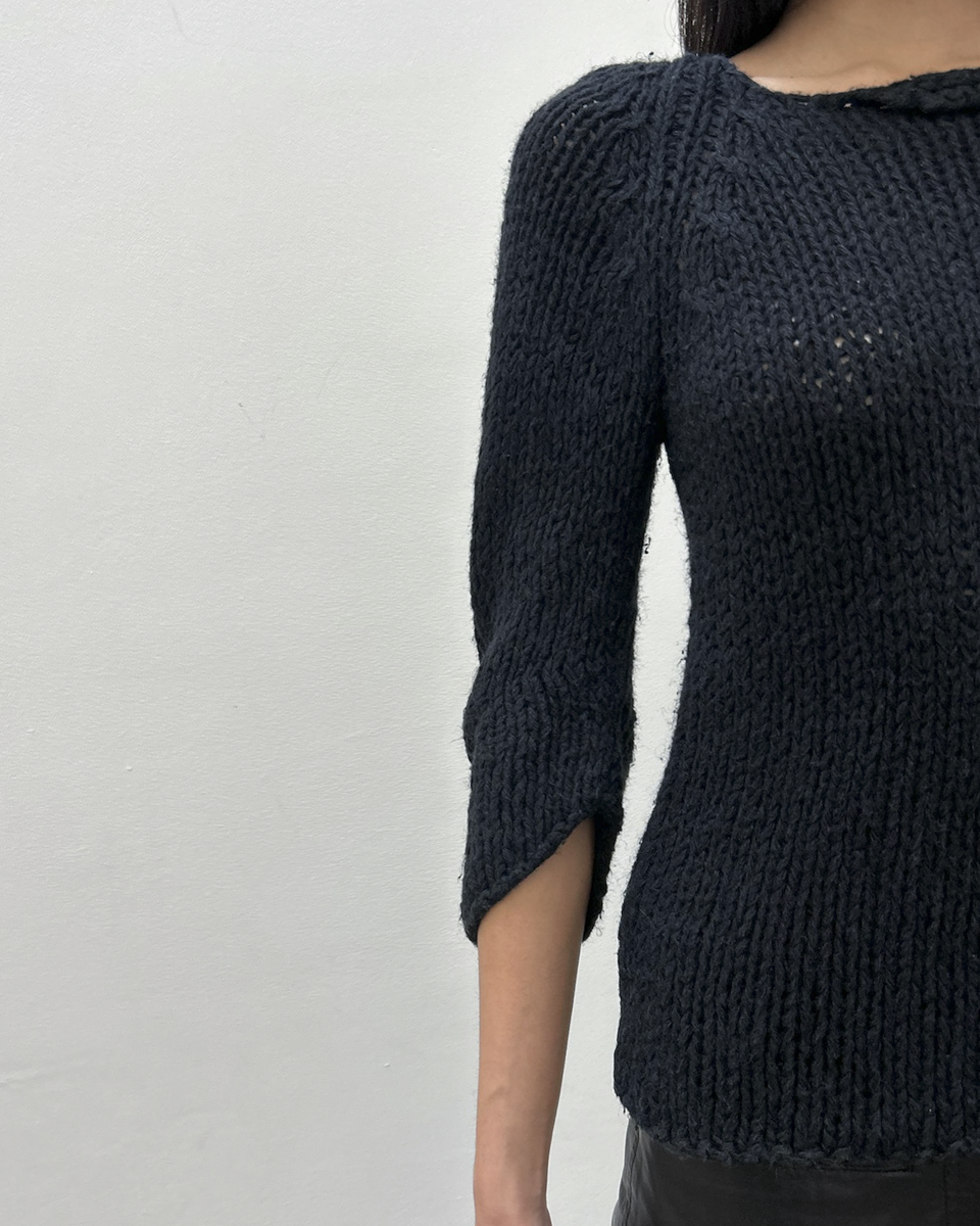 Y’s Yohji Yamamoto Open Weave Knit