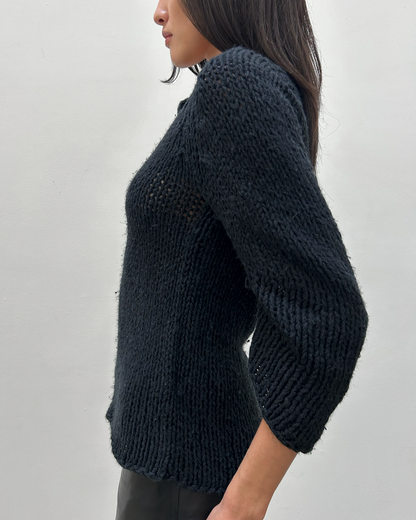 Y’s Yohji Yamamoto Open Weave Knit