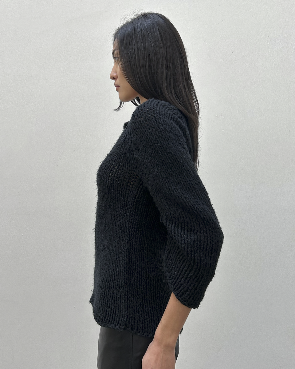 Y’s Yohji Yamamoto Open Weave Knit