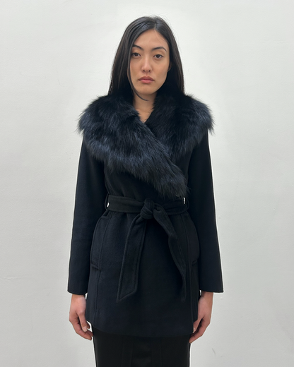 Morgan de Toi Fur Collar Coat