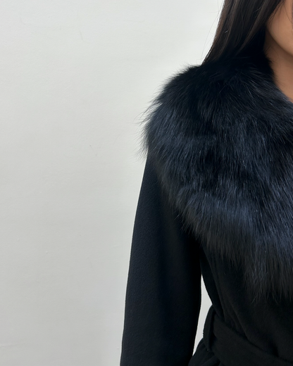 Morgan de Toi Fur Collar Coat