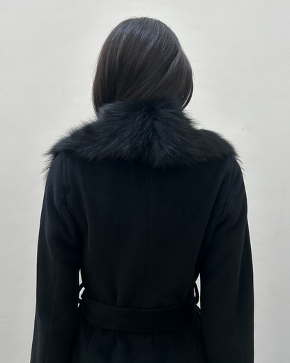 Morgan de Toi Fur Collar Coat