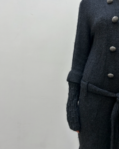 Balenciaga by Nicolas Ghesquière FW2007 Double-Breasted Knit Coat