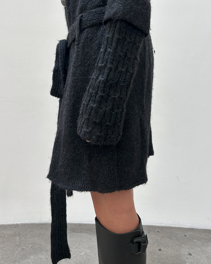 Balenciaga by Nicolas Ghesquière FW2007 Double-Breasted Knit Coat