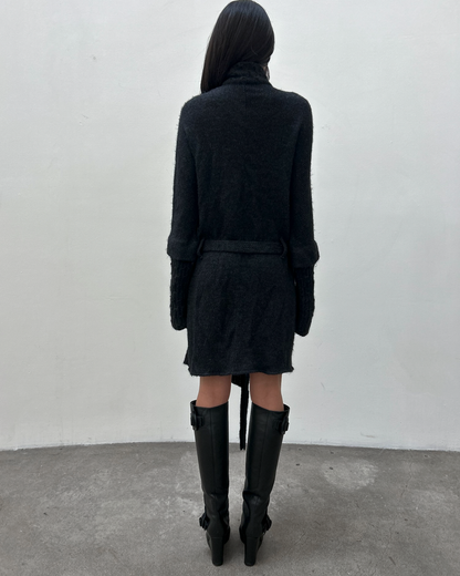 Balenciaga by Nicolas Ghesquière FW2007 Double-Breasted Knit Coat