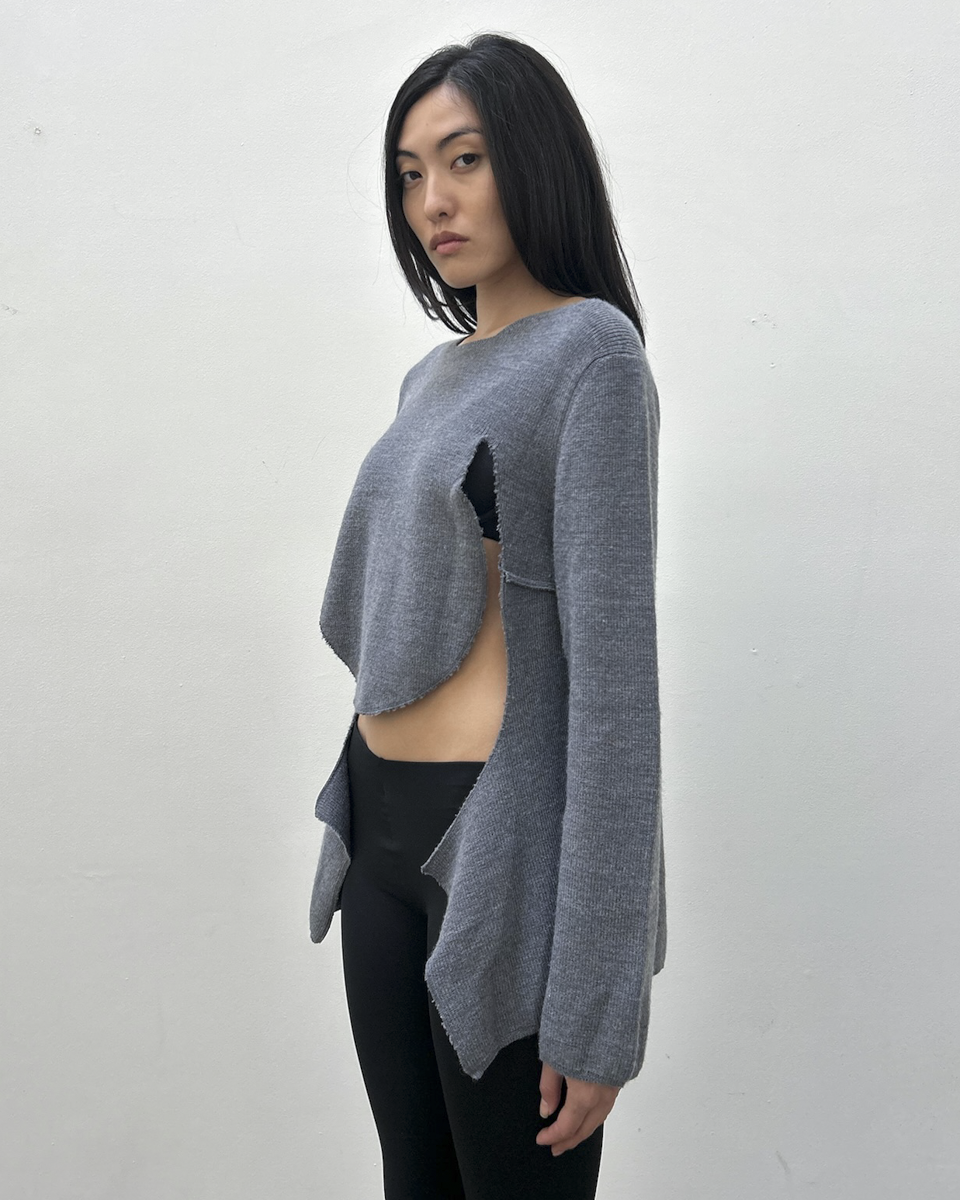 Comme des Garçons Deconstructed Wool Sweater