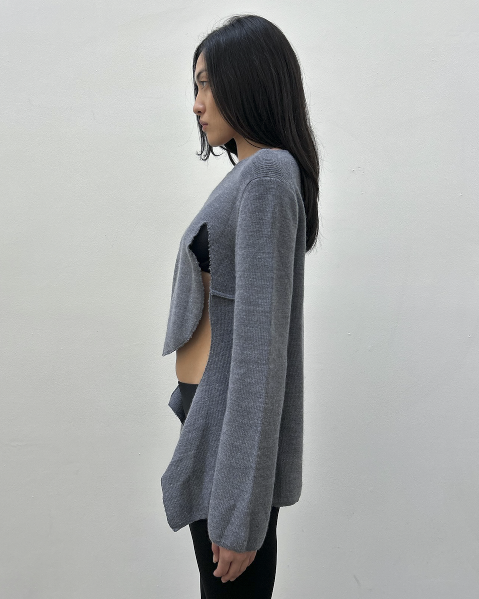 Comme des Garçons Deconstructed Wool Sweater