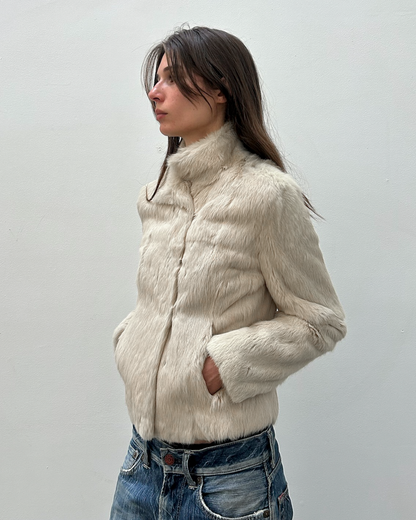 Morgan de Toi Rabbit Fur Jacket