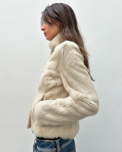 Morgan de Toi Rabbit Fur Jacket