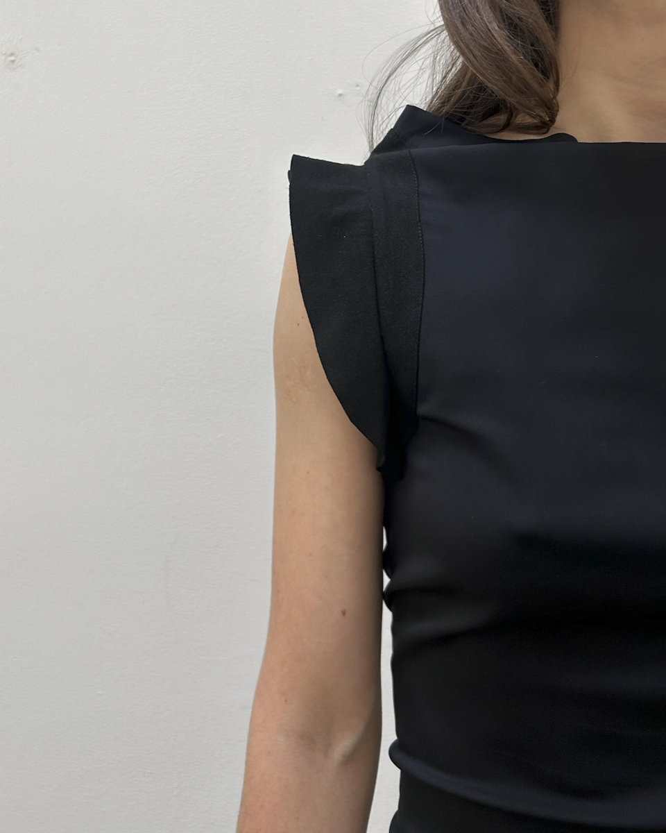 Zero + Maria Cornejo Flutter-Sleeve Top