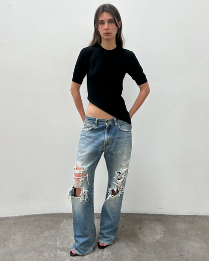 Edwin 505 Distressed Denim