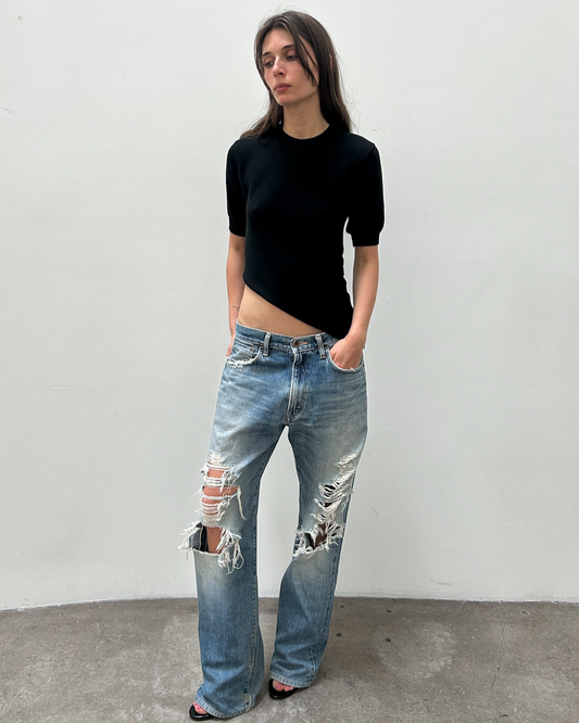 Edwin 505 Distressed Denim