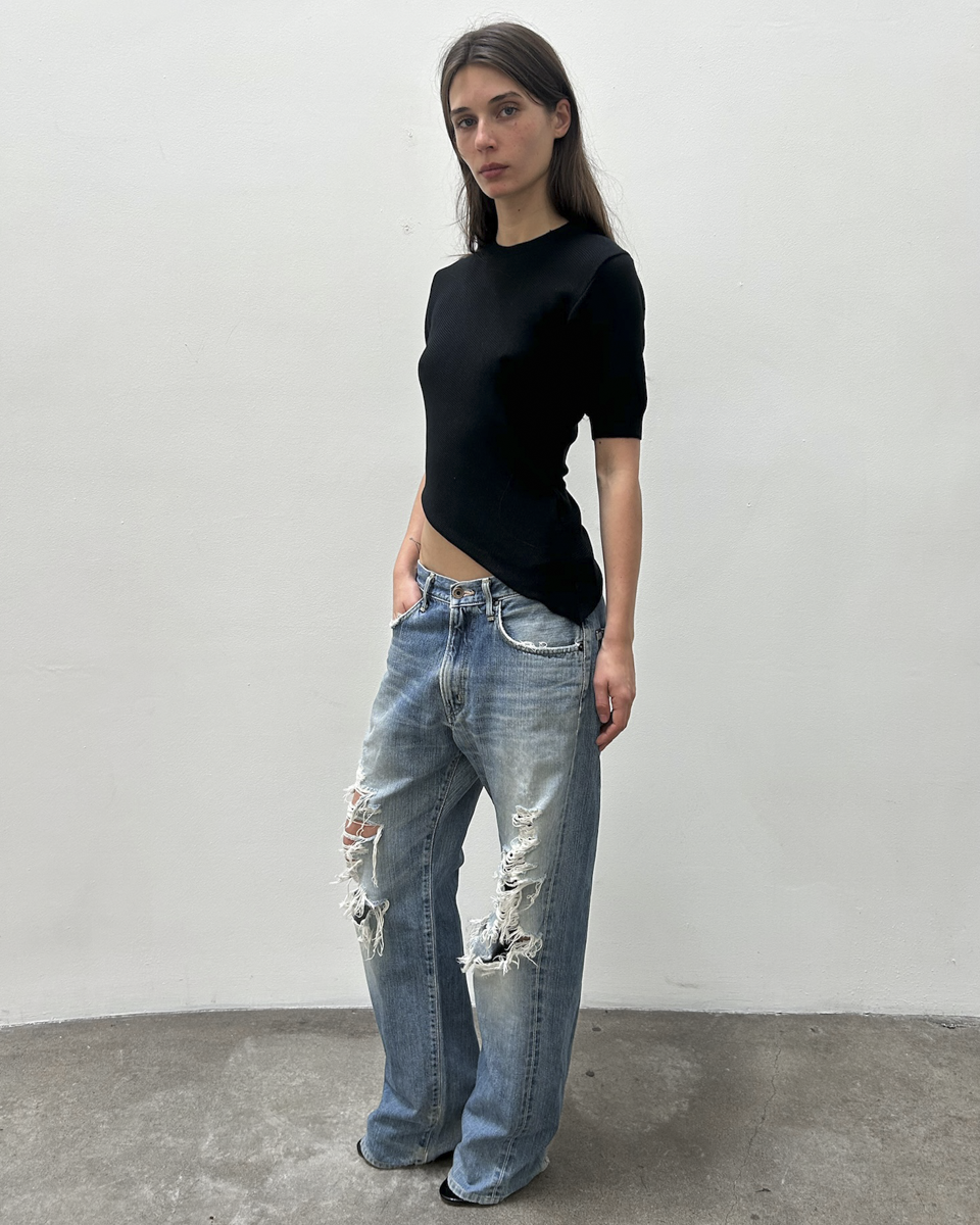 Edwin 505 Distressed Denim