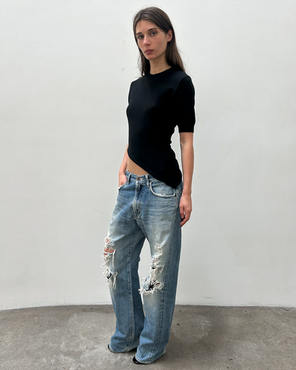 Edwin 505 Distressed Denim