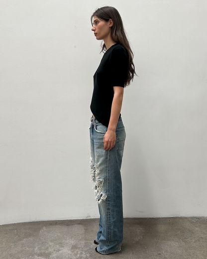 Edwin 505 Distressed Denim