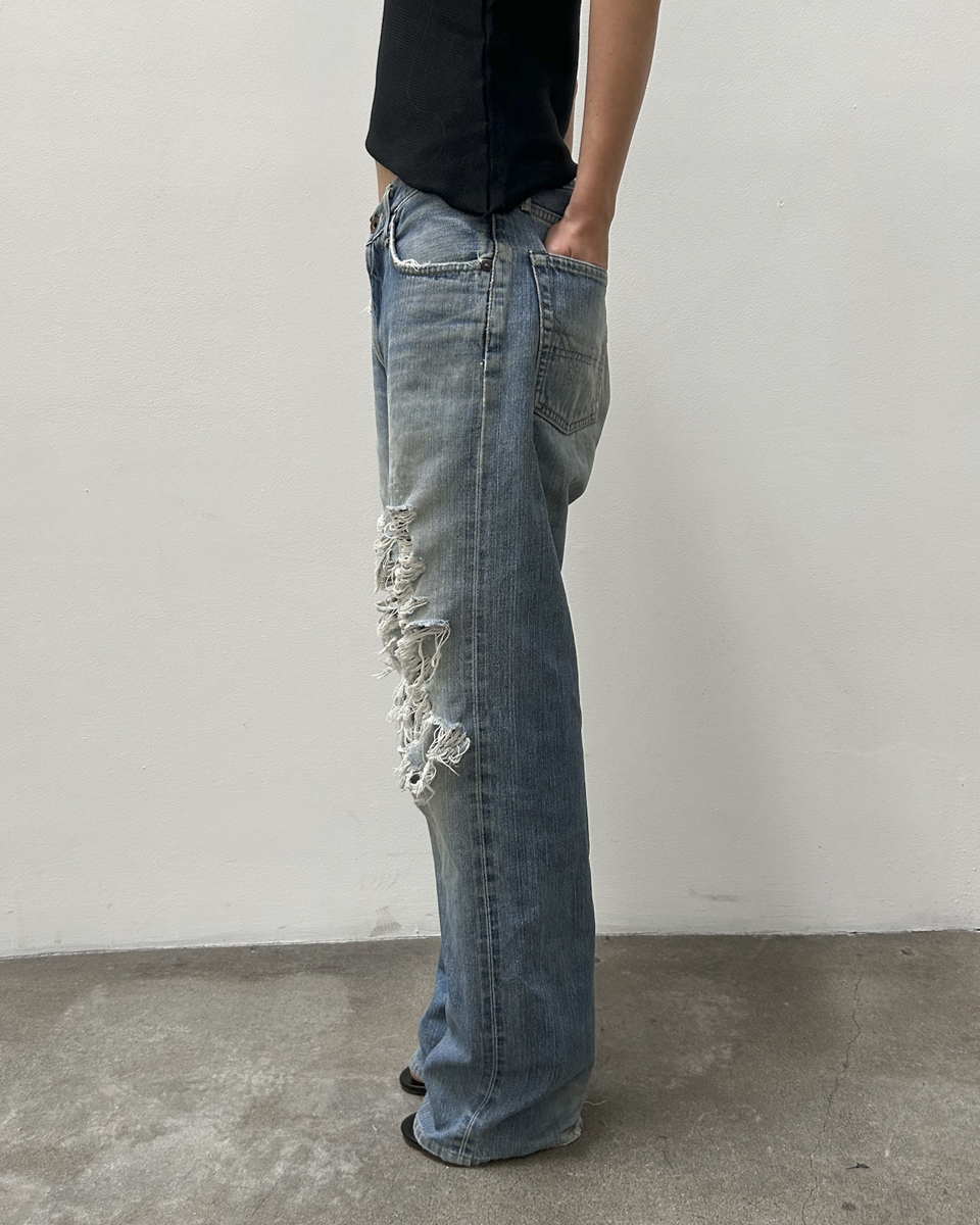 Edwin 505 Distressed Denim