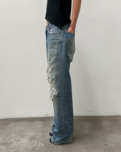 Edwin 505 Distressed Denim