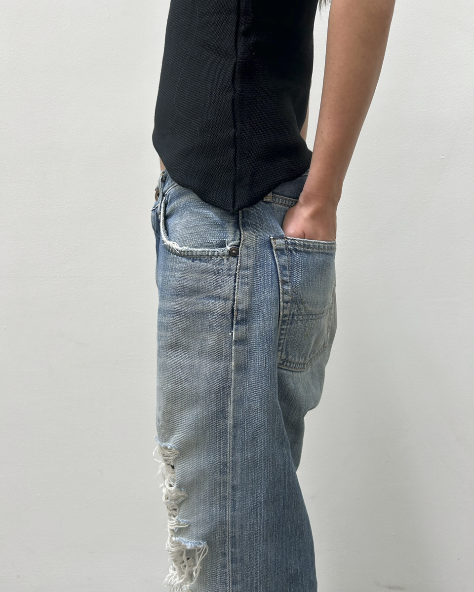 Edwin 505 Distressed Denim