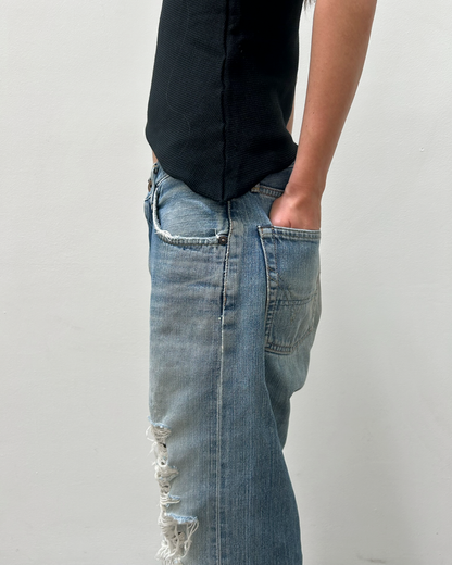 Edwin 505 Distressed Denim
