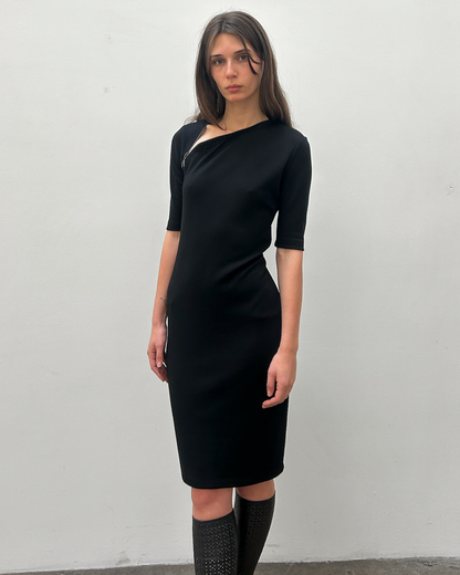 Plein Sud Jeans Zip Knit Dress