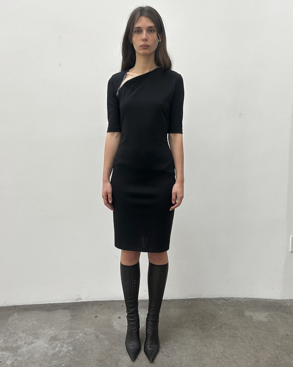 Plein Sud Jeans Zip Knit Dress