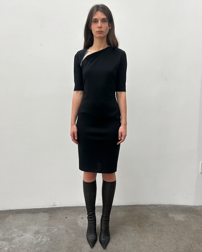 Plein Sud Jeans Zip Knit Dress