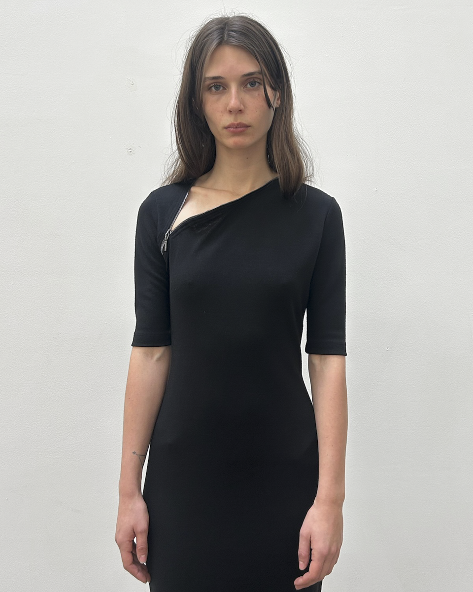 Plein Sud Jeans Zip Knit Dress