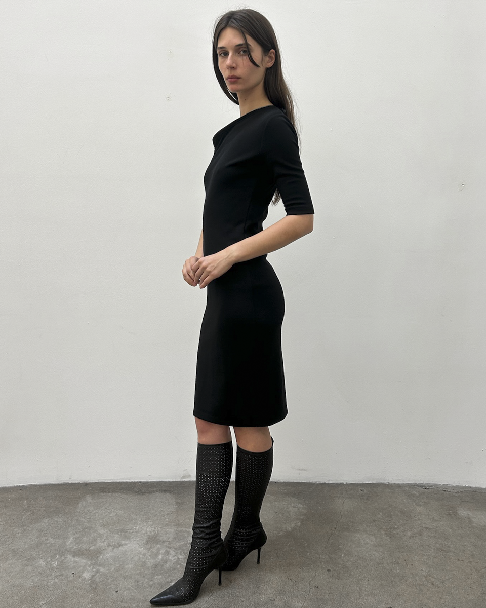 Plein Sud Jeans Zip Knit Dress