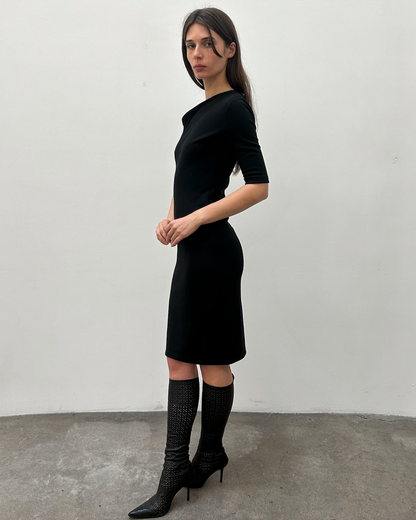 Plein Sud Jeans Zip Knit Dress