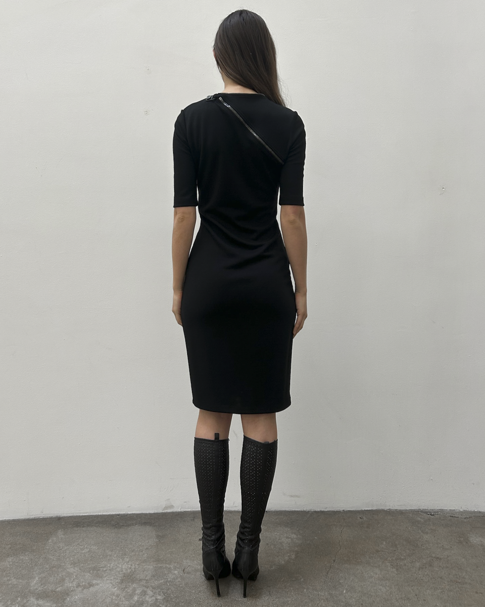 Plein Sud Jeans Zip Knit Dress