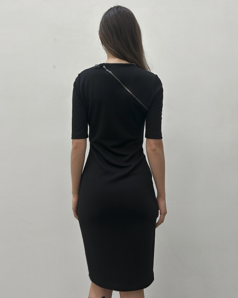 Plein Sud Jeans Zip Knit Dress