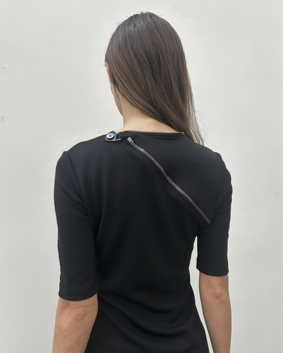 Plein Sud Jeans Zip Knit Dress