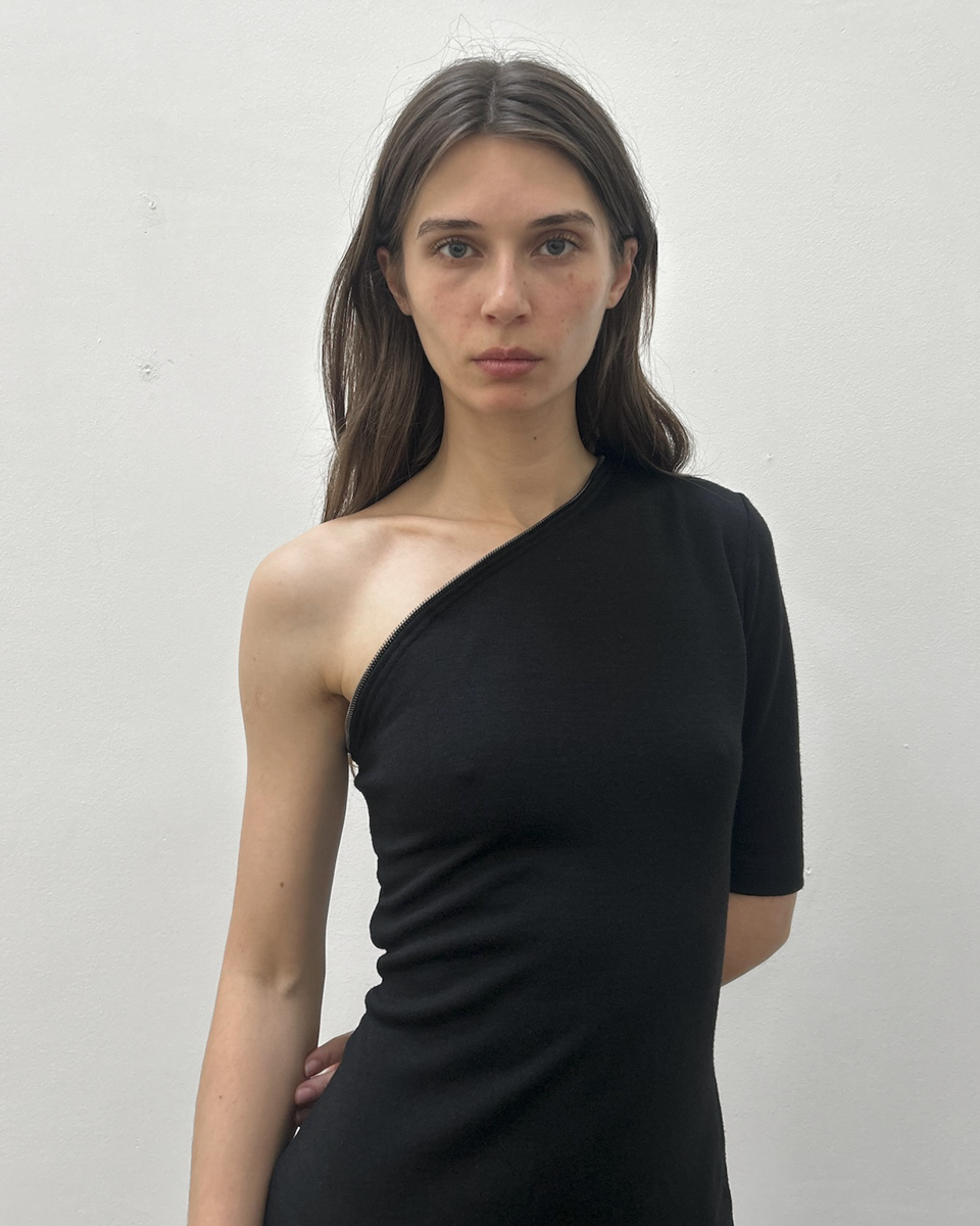 Plein Sud Jeans Zip Knit Dress