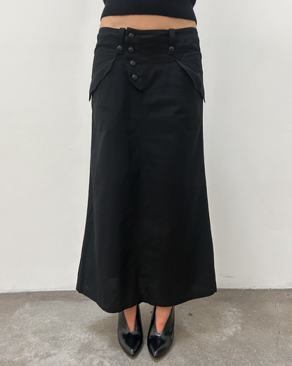 Y’s Yohji Yamamoto Button-Front Skirt