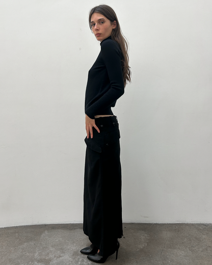 Y’s Yohji Yamamoto Button-Front Skirt