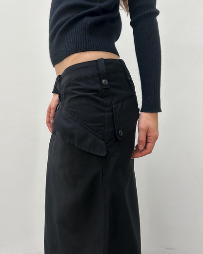 Y’s Yohji Yamamoto Button-Front Skirt