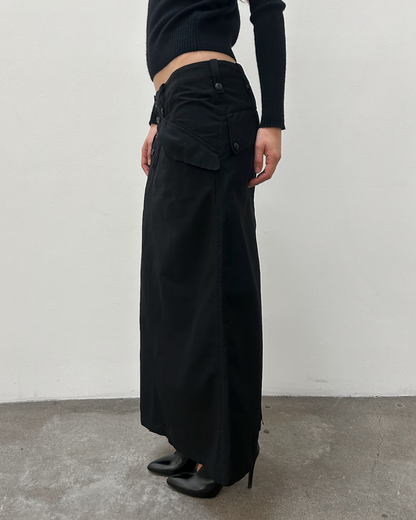 Y’s Yohji Yamamoto Button-Front Skirt