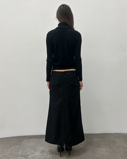 Y’s Yohji Yamamoto Button-Front Skirt
