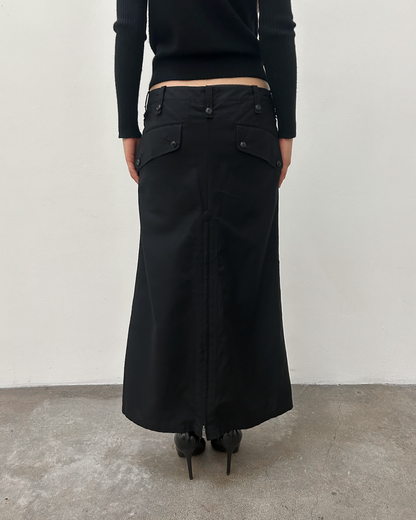 Y’s Yohji Yamamoto Button-Front Skirt