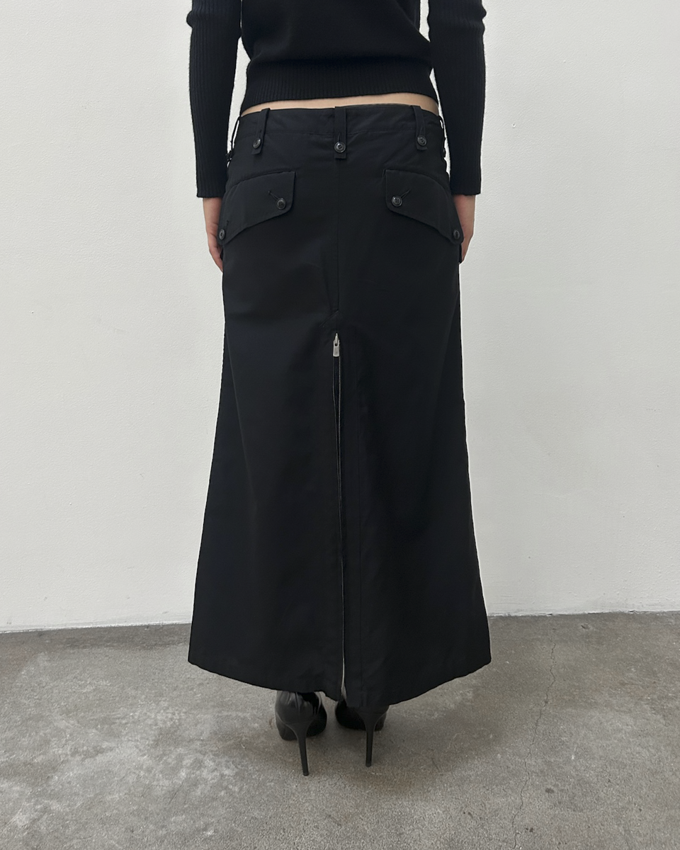 Y’s Yohji Yamamoto Button-Front Skirt