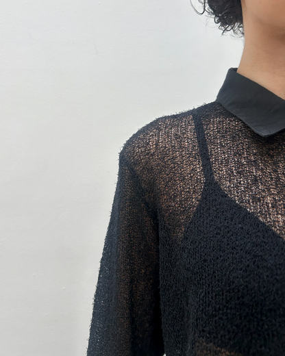 Y’s Yohji Yamamoto Cropped Knit Cardigan