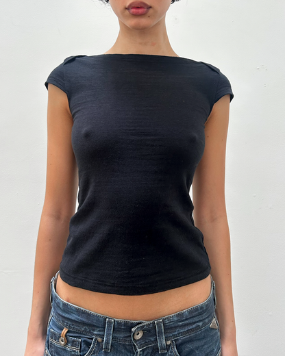 Vivienne Westwood RED Label Cotton Boat Neck Top