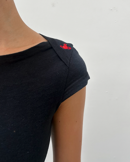 Vivienne Westwood RED Label Cotton Boat Neck Top