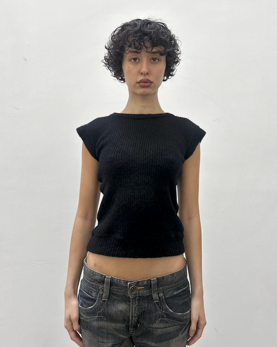 Y's Yohji Yamamoto Wool Knit Top