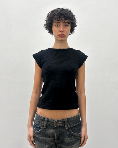 Y's Yohji Yamamoto Wool Knit Top