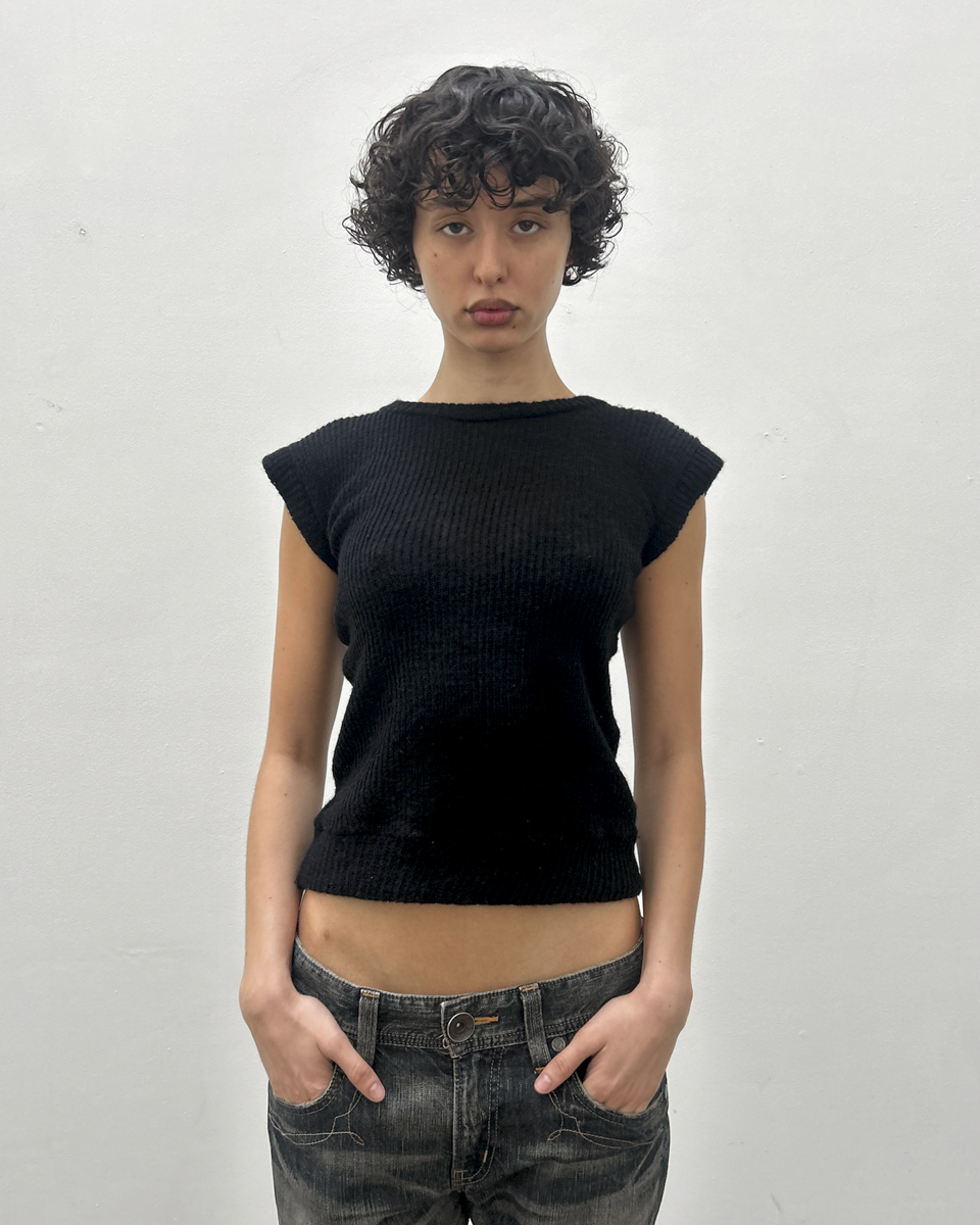 Y's Yohji Yamamoto Wool Knit Top