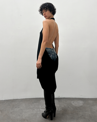 Y's Yohji Yamamoto Open-Back Knit Tunic